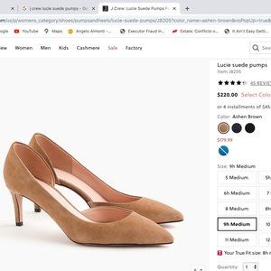 J. Crew Lucie Suede Pumps - Brand New!